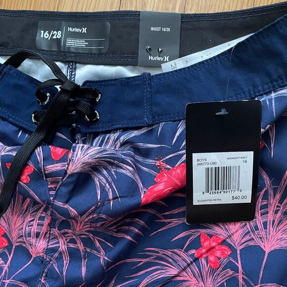Hurley board shorts/swim shorts size 16/28" BRAND NEW - Picture 2 of 4